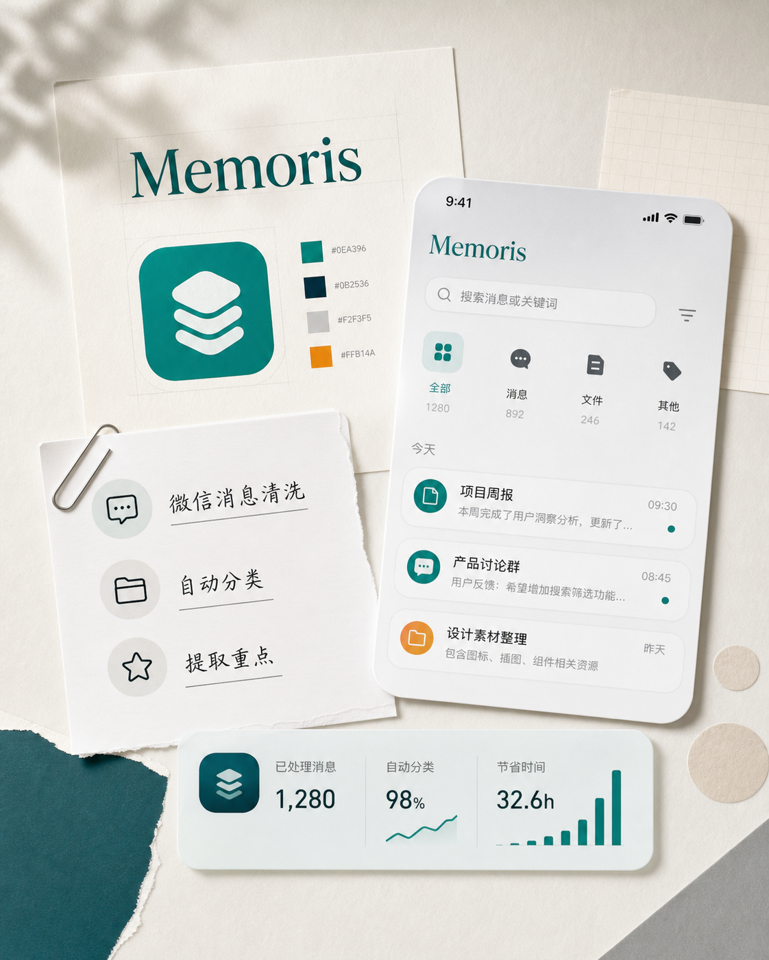 memories APP 界面预览